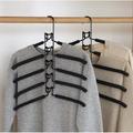 Clothes Hanger Multi-Functional Multi-Layer Hanger Magic Home Wardrobe Storage Artifact Hanging Hanger Folding Hanger 4040Cm