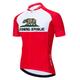 21Grams Men's Cycling Jersey Short Sleeve Bike Jersey Top with 3 Rear Pockets Mountain Bike MTB Road Bike Cycling UV Resistant Breathable Quick Dry Moisture Wicking Red Blue Black-white Eagle Russia