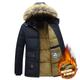 Men's Winter Coat Fleece Jacket Parka Street Casual Outdoor clothing Fall Winter Regular Coat Regular Fit Thermal Warm Windproof Quick Dry Traditional / Vintage Casual Daily Windbreaker Jacket Long