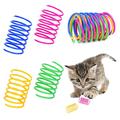 Kitten Cat Toys Wide Durable Heavy Gauge Cat Spring Toy Colorful Springs Cat Pet Toy Coil Spiral Springs Pet Life