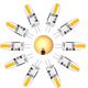 10PCS G4 LED Bulb 3W Equivalent to G4 Halogen Bulb 30W Mini G4 LED Light Bulb Warm whit 3000K Daylight White 6000K G4 Base DC 12V