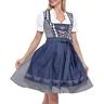 Oktoberfest Beer Costume Dirndl Trachtenkleider Dirndl Blouse Bavarian Wiesn Traditional Style Wiesn Women's Traditional Style Cloth Dress Apron