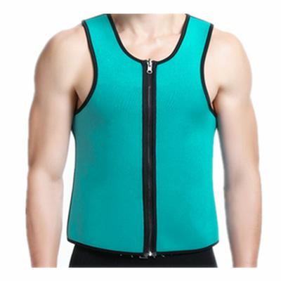Sweat Vest Sweat Shaper Sauna Vest Sports Neoprene Yoga Gym Workout Exercise Fitness Zipper Weight Loss Tummy Fat Burner For Men's Abdomen
