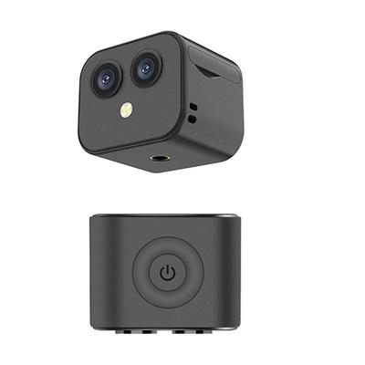 4K Dual-Lens WiFi Mini Camera - Indoor Smart Home Security Camera with Infrared Night Vision, Motion Detection, HD Video Recorder