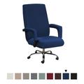 Computer Office Chair Cover Gaming Chair Stretch Chair Slipcover Plain Solid Color Durable Washable Furniture Protector