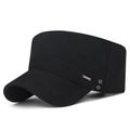 Unisex Flat Cap Baseball Cap Military Cap Cadet Hat Black Dark Navy Polyester Warm Vintage Casual Minimalism Outdoor Vacation Plain Adjustable Sunscreen Fashion