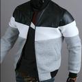 Men's Lightweight Jacket Bomber Jacket Outdoor Daily Wear Warm Pocket Fall Winter Plain Fashion Streetwear Standing Collar Regular Dark Gray Gray Jacket