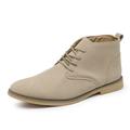 Men's Boots Chukka Boots Suede Shoes Dress Shoes Desert Boots Vintage Classic Casual Daily Suede Booties / Ankle Boots Lace-up Black Brown Khaki Spring Fall Winter