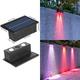 Solar Outdoor Wall Light Courtyard Landscape Decor Lamp 1/2/3LED Villa Balcony Garden Wall Outdoor Waterproof High Brightness Wall Washer Lamp