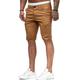 Men's Shorts Chino Shorts Bermuda shorts Work Shorts Zipper Pocket Plain Outdoor Knee Length Daily Beach Cotton Blend Classic Style Chino Slim Black White Micro-elastic