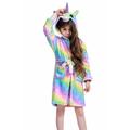 Kid's Kigurumi Pajamas Bathrobe Unicorn Flying Horse Animal Onesie Pajamas Flannelette Cosplay For Boys and Girls Christmas Animal Sleepwear Cartoon