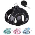 Dog Harness for Small Medium Dogs No Pull Puppy Harness and Leash Set Puppy Harness for Small Dogs Step in Harness for Small Dogs Small Dog Harness mesh Dog Harness.
