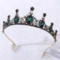 Jeweled Baroque Queen Crown - Rhinestone Platinum Jubilee Crowns and Tiaras for Women, Costume Party Hair Accessories