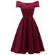 1950s Cocktail Dress Vintage Dress Dress Flare Dress Women's Off Shoulder Masquerade Party / Evening Dress