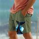 Animal Shark Printed Men's Cotton Shorts Summer Hawaiian Shorts Beach Shorts Drawstring Elastic Waist Comfort Breathable Short Outdoor Holiday Going out Clothing