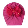 Toddler Girls' Sweet Casual / Daily Solid Color Cotton Hats Caps / Hair Accessories Maroon / Meat meal / leather powder One-Size