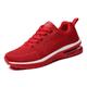 Men's Women's Sneakers Running Shoes Athletic Non-slip Flyknit Air Cushion Cushioning Breathable Lightweight Soft Running Jogging Rubber Knit Spring, Fall, Winter, Summer Black White Red Grey