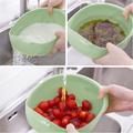 1pc Multi-Functional Kitchen Washing Basket Basin: Convenient Features for Washing Rice, Draining Water More - Perfect for All Kitchen Uses!