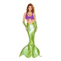 The Little Mermaid Mermaid Dress Cosplay Costume Outfits Masquerade Fancy Costume Adults' Women's Mermaid and Trumpet Gown Slip Cosplay Costume Halloween Halloween Halloween Masquerade Mardi Gras