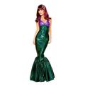 The Little Mermaid Mermaid Dress Cosplay Costume Outfits Masquerade Fancy Costume Adults' Women's Mermaid and Trumpet Gown Slip Cosplay Costume Halloween Halloween Halloween Masquerade Mardi Gras