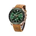 BENYAR Mens Quartz Watches Chronograph Analog Quartz Movement Stylish Sports Designer Wrist Watch 30M Waterproof Elegant Gift Watch for Men