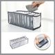 Storage Container Breathable Under Bed Storage Bags with Zippers Hle Dividers clothes Storage Bin 1 pcs Gray Brown White