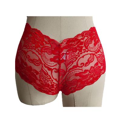 Women'S Sexy Lingerie Erotic Panties Eyelash Temptation Low Waist Hollow Pants See-Through Lace Sexy Panties