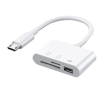USB C SD Card Reader Adapter Type C Micro SD TF Card Reader Multi-function 3-in-1 OTG Adapter for laptops MacBooks mobile cameras