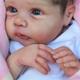 20inch Reborn Baby Doll Already Painted Reborn Baby Doll Miley Same As Picture Lifelike Soft Touch 3D Skin Painted Hair Visible Veins