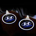 2Pcs/set LED Logo Light Shadow Lights Projector Car Door LED Light for Nissan Toyota Hyundai Benchi Welcome Light