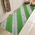 Rug Runner Colour Stripe Floor Mat Door Mat Hallway Carpets Area Rugs Washable for Bedroom Living Room Kitchen Bathroom Anti-Slip Floor Mats Wood lines