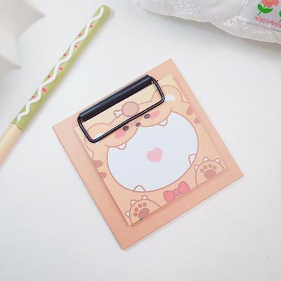 Cute Mini Board Clip Sticky Note Set Student Sticky Note Book Non-Adhesive Small Fresh Small Book Notepad, Back to School Gift