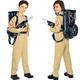 Ghostbusters Cosplay Cosplay Costume Boys Girls' Movie Cosplay Cosplay Halloween Beige Leotard / Onesie Masquerade Polyester World Book Day Costumes