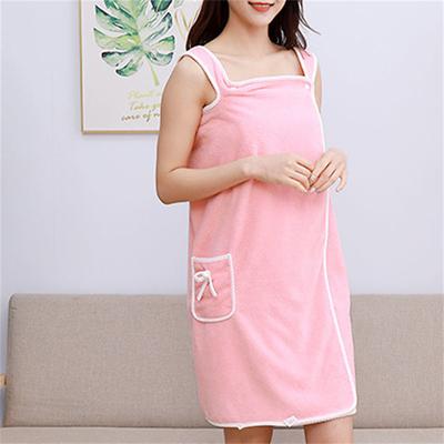 Plus Size 80-180 Catties Wearable Bath Towel Sling Bathrobe Bath Skirt Thickened Pure Cotton Absorbent