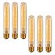 6pcs 4pcs Dimmable Retro Edison Light Bulb E27 220V 40W T185 Filament Incandescent Ampoule Bulbs Vintage Edison Lamp