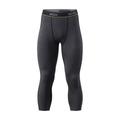 Arsuxeo Men's Cycling 3/4 Tights Bike 3/4 Tights Leggings Form Fit Mountain Bike MTB Road Bike Cycling Sports Breathable Moisture Wicking Sweat wicking Comfortable Dark Grey Black Clothing Apparel