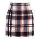 Women's Skirt Bodycon Mini High Waist Skirts Print Plaid Street Daily Winter Woolen Fashion Casual Sapphire Turquoise Dark Green Dark Coffee