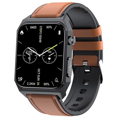 E500 Smart Watch 1.92 inch Smartwatch Fitness Running Watch Bluetooth ECGPPG Temperature Monitoring Pedometer Compatible with Android iOS Women Men Long Standby Waterproof IP67 Father's Day Gifts