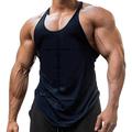 Men's Tank Top Vest Top Undershirt Racer Back Tank Top Letter U Neck Sport Daily Sleeveless Clothing Apparel Stylish Muscle Comfortable Workout