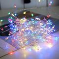 LED String Lights Copper wire LED Firecracker String Lights 2.5M 100LEDs 5M 200LEDs Battery Operated Firecracker Fairy Lights For Christma Tree Wedding Party Holiday Home Decoration