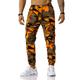 Men's Cargo Pants Cargo Trousers Trousers Camo Pants Elastic Waist Flap Pocket Camouflage Full Length Work Holiday Cotton Blend Stylish Casual / Sporty Army Green Red Micro-elastic