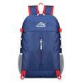 Men's Women's Backpack School Bag Bookbag Functional Backpack School Outdoor Daily Color Block Nylon Large Capacity Waterproof Lightweight Zipper Lake blue Black Navy Blue