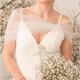 Women's Wrap Bolero Shrug Bridal's Wraps Voiles Sheers Bridal Sleeveless Tulle Wedding Wraps With Bow(s) For Wedding All Seasons