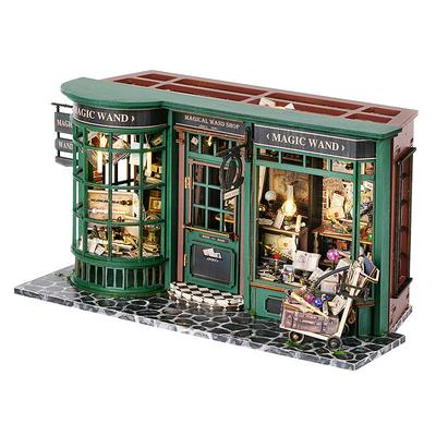 Wisdom House DIY Cabin Magic Full House European Vintage Handmade Assembly Model Creative Gift for Men and Women