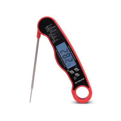 Instant Read Meat Thermometer, Waterproof Ultra-Fast Digital Food Probe with Backlight, Calibration for Grill, BBQ, and Cooking