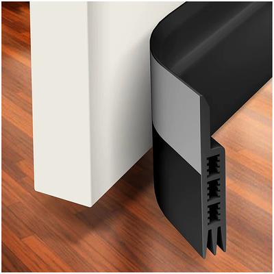 Door Draft Stopper Under Door Draft Blocker Insulator Door Sweep Weather Stripping Noise Stopper Strong Adhesive 39 Length 1M