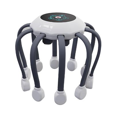 Electric Octopus Claw Scalp Massager Head Scratcher 4 Vibration Modes Hands Free Auto-Off for Stress Relief USB Rechargeable