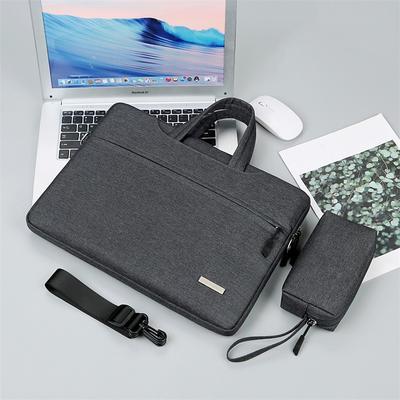 Laptop Briefcases 12 13.3 14 inch Compatible with Macbook Air Pro, HP, Dell, Lenovo, Asus, Acer, Chromebook Notebook Waterpoof Oxford Cloth Solid Color for Travel Colleages Schools