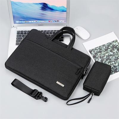 Laptop Briefcases 12 13.3 14 inch Compatible with Macbook Air Pro, HP, Dell, Lenovo, Asus, Acer, Chromebook Notebook Waterpoof Oxford Cloth Solid Color for Travel Colleages Schools