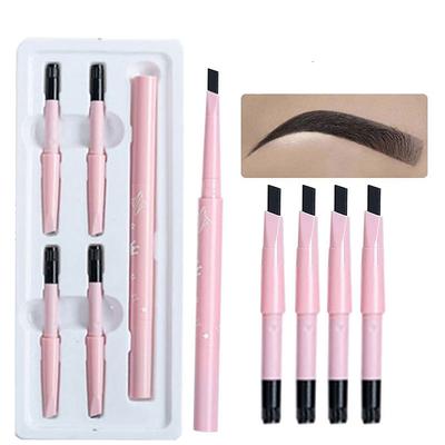 5 in 1 Double-Head Eyebrow Pencil Waterproof And Sweatproof Lasting Not Blooming Eyes Makeup Kits